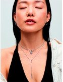 COLLAR PANDORA LOVE ESCRITO A MANO BRILLANTE 393076C01-45