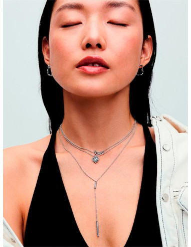 COLLAR PANDORA LOVE ESCRITO A MANO BRILLANTE 393076C01-45