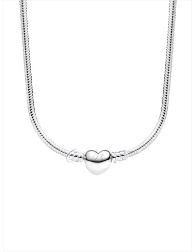 COLLAR PANDORA MOMENTS CON CIERRE DE CORAZÓN 393091C00-45