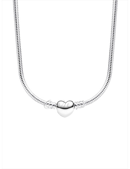 COLLAR PANDORA MOMENTS CON CIERRE DE CORAZÓN 393091C00-45