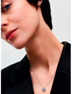 COLLAR PANDORA CORAZÓN HALO BRILLANTE 393099C01-45 2