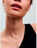 COLLAR PANDORA PERLA CULTIVADA Y PAVÉ 393165C01-45