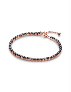 PULSERA PANDORA TENIS NEGRA BRILLANTE 581469C02