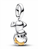 CHARM COLGANTE PANDORA MONO MÓVIL EN DOS TONOS 763343C01