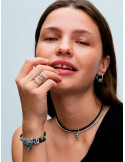 CHARM COLGANTE PANDORA MONO MÓVIL EN DOS TONOS 763343C01