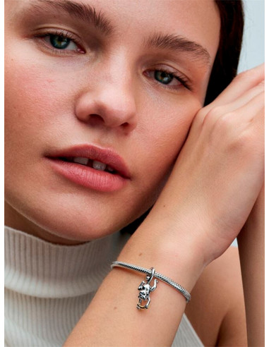 CHARM COLGANTE PANDORA MONO MÓVIL EN DOS TONOS 763343C01