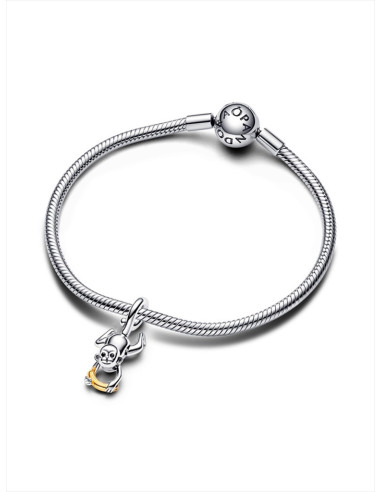 CHARM COLGANTE PANDORA MONO MÓVIL EN DOS TONOS 763343C01