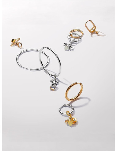CHARM COLGANTE PANDORA MONO MÓVIL EN DOS TONOS 763343C01