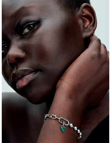 CHARM MINI COLGANTE PANDORA ME CHAKRA CORAZÓN VERDE 793042C03