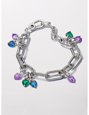 CHARM MINI COLGANTE PANDORA ME CHAKRA CORAZÓN VERDE 793042C03