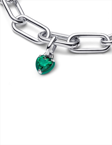 CHARM MINI COLGANTE PANDORA ME CHAKRA CORAZÓN VERDE 793042C03