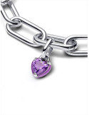 CHARM MINI COLGANTE PANDORA ME CHAKRA CORAZÓN MORADO 793042C04
