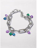 CHARM MINI COLGANTE PANDORA ME CHAKRA CORAZÓN MORADO 793042C04