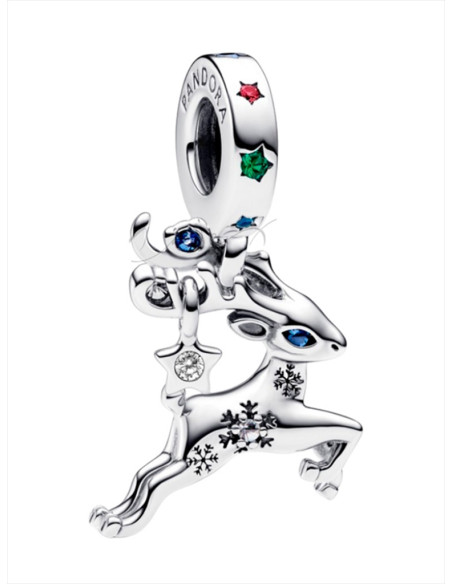 CHARM COLGANTE PANDORA RENO DE NAVIDAD MÁGICO 792826C01