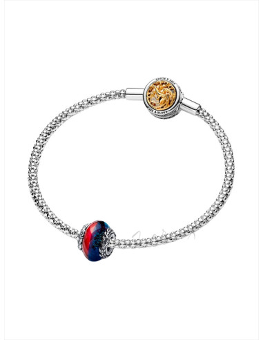 CHARM PANDORA CRISTAL DE MURANO DOBLE DRAGONES DE HIELO Y FUEGO DE JUEGO DE TRONOS 792966C00