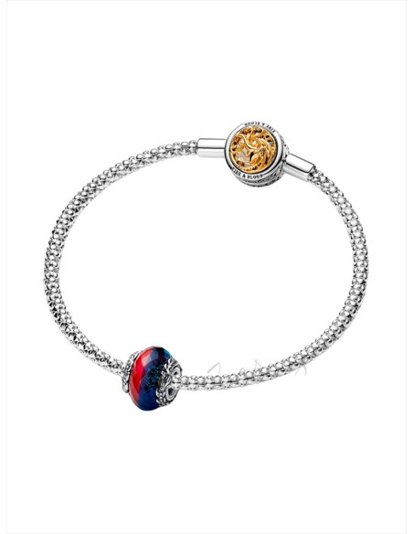 CHARM PANDORA CRISTAL DE MURANO DOBLE DRAGONES DE HIELO Y FUEGO DE JUEGO DE TRONOS 792966C00