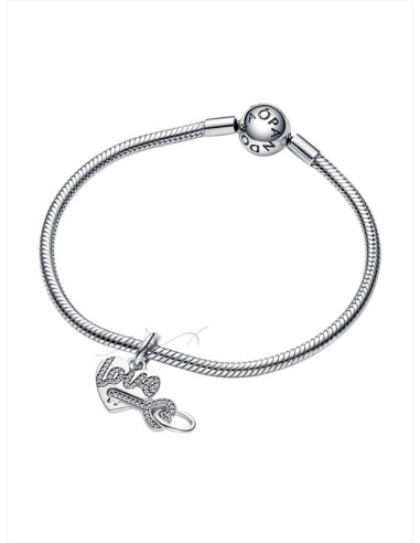 CHARM COLGANTE PANDORA DIVISIBLE CORAZÓN Y LLAVE 793081C01