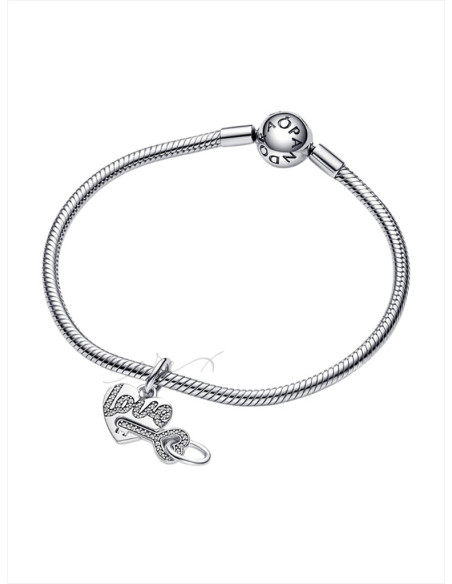 CHARM COLGANTE PANDORA DIVISIBLE CORAZÓN Y LLAVE 793081C01