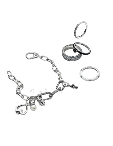 CHARM MINI COLGANTE PANDORA ME CERRADURA CORAZÓN 793086C01