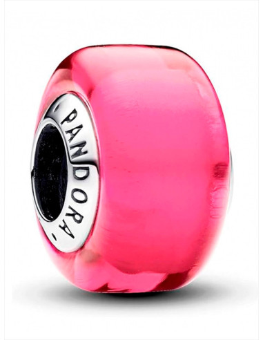 CHARM MINI PANDORA CRISTAL DE MURANO ROSA 793107C00