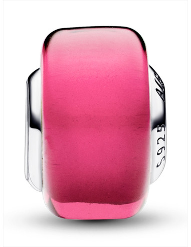 CHARM MINI PANDORA CRISTAL DE MURANO ROSA 793107C00