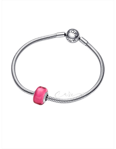 CHARM MINI PANDORA CRISTAL DE MURANO ROSA 793107C00