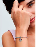 CHARM COLGANTE PANDORA DOBLE CORAZÓN ROJO Y CERRADURA 793119C01
