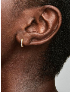 PENDIENTES DE ARO PANDORA ABRAZO BRILLANTE 263015C01 2