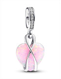 CHARM COLGANTE PANDORA CORAZÓN OPALESCENTE MAMÁ 793202C01