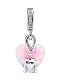 CHARM COLGANTE PANDORA CORAZÓN OPALESCENTE MAMÁ 793202C01