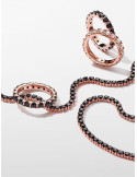 ANILLO PANDORA ETERNITY FILA NEGRA BRILLANTE 180050C02-52