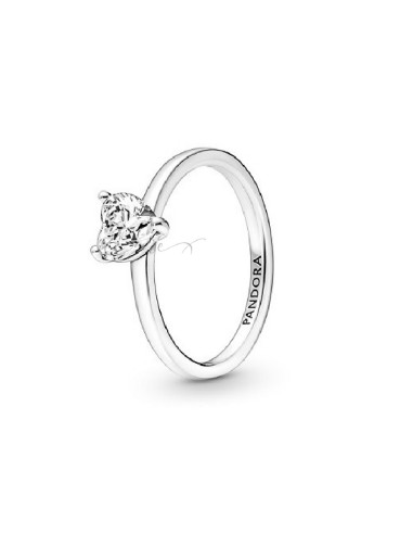 ANILLO PANDORA SOLITARIO CORAZÓN BRILLANTE 191165C01