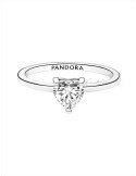 ANILLO PANDORA SOLITARIO CORAZÓN BRILLANTE 191165C01