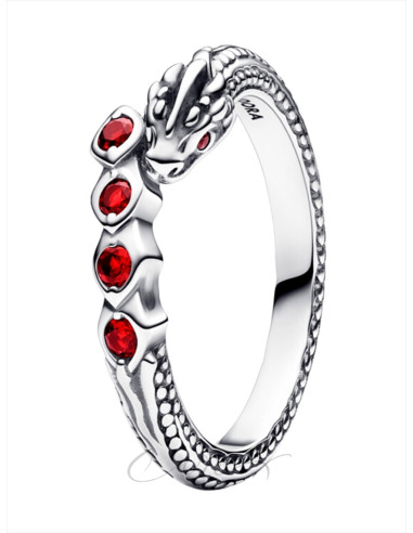 ANILLO PANDORA DRAGÓN BRILLANTE DE JUEGO DE TRONOS 192968C01-48