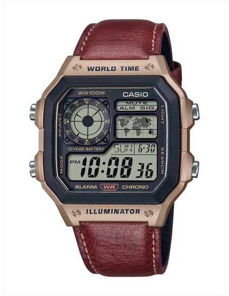 RELOJ HOMBRE CASIO COLLECTION AE-1200WHL-5AVEF ROSADO
