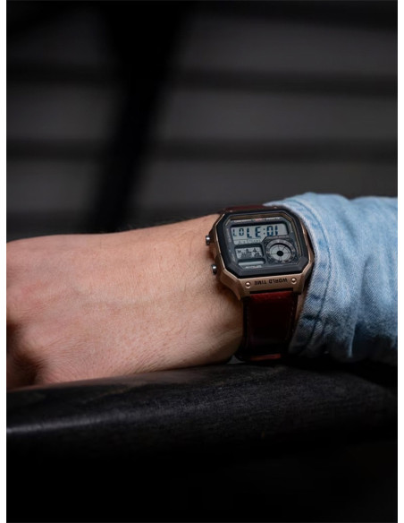 RELOJ HOMBRE CASIO COLLECTION AE-1200WHL-5AVEF ROSADO
