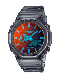 RELOJ HOMBRE CASIO G-SHOCK GA-2100TLS-8AER TRANSPARENTE