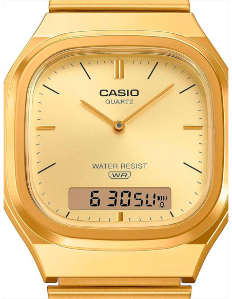 RELOJ UNISEX CASIO VINTAGE AQ-240EG-9AEF DORADO