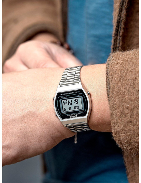 RELOJ UNISEX CASIO VINTAGE EDGY B640WD-1AVEF NEGRO