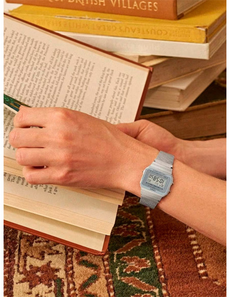 RELOJ UNISEX CASIO VINTAGE ICONIC A700WEM-7AEF ACERO