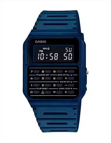 RELOJ UNISEX CASIO VINTAGE EDGY CA-53WF-2BEF AZUL