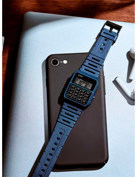 RELOJ UNISEX CASIO VINTAGE EDGY CA-53WF-2BEF AZUL