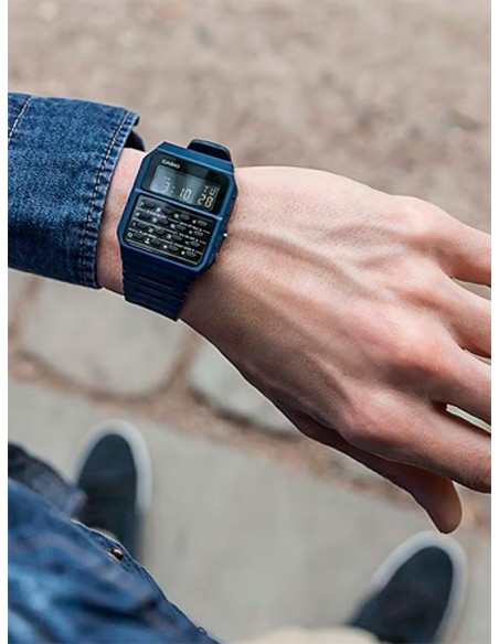 RELOJ UNISEX CASIO VINTAGE EDGY CA-53WF-2BEF AZUL