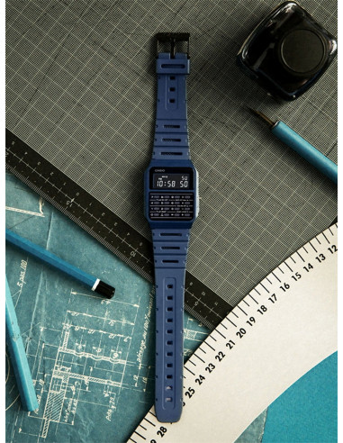 RELOJ UNISEX CASIO VINTAGE EDGY CA-53WF-2BEF AZUL