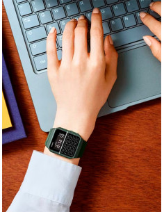 RELOJ UNISEX CASIO VINTAGE EDGY CA-53WF-3BEF VERDE 2