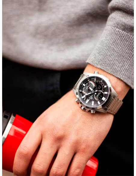 RELOJ HOMBRE CASIO EDIFICE ECB-30D-1AEF GRIS