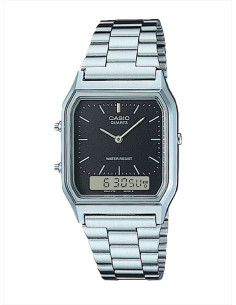 RELOJ UNISEX CASIO COLLECTION AQ-230A-1DMQYES PLATEADO