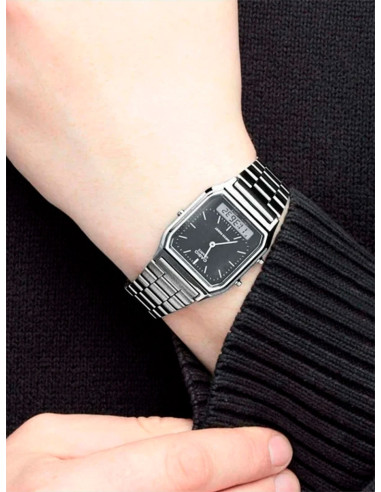 RELOJ UNISEX CASIO COLLECTION AQ-230A-1DMQYES ACERO