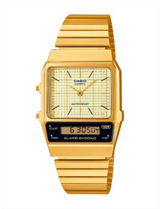 RELOJ UNISEX CASIO VINTAGE EDGY AQ-800EG-9AEF DORADO