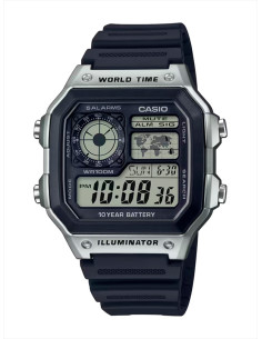 RELOJ HOMBRE CASIO COLLECTION AE-1200WH-1CVEF NEGRO GRIS